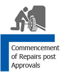 Commencement of Repairs Post Approvals